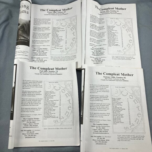 Compleat Mother Magazine 4 Issues 2005-06 #79 80 81 82 Pregnancy & Birth - Picture 3 of 5